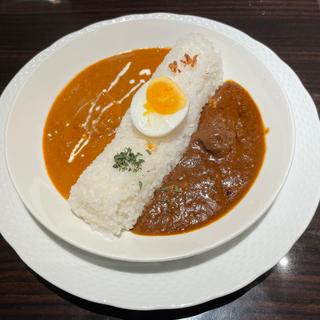 ビーフカレー&海老カレー(咖喱＆カレーパン 天馬 武蔵小杉東急スクエア店)