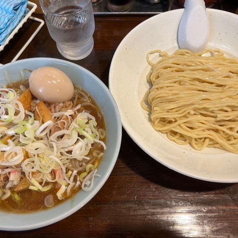 肉野菜清湯つけ麺(つけ麺 紅葉)