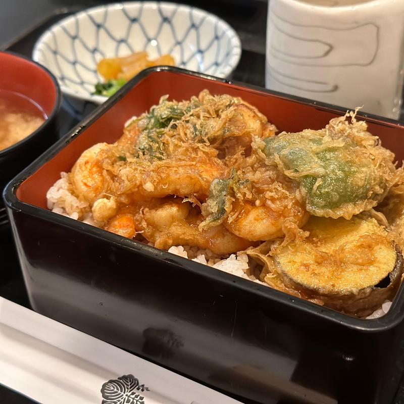 かき揚げ重(天婦羅 もも瀬(ももせ))