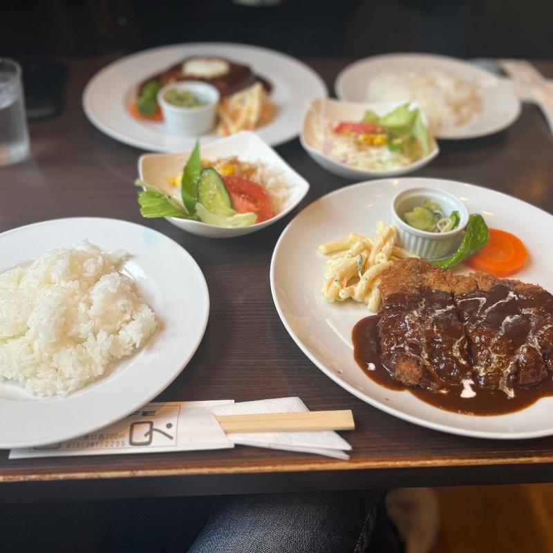 ビーフカツレツランチ(カフェ ロペ)