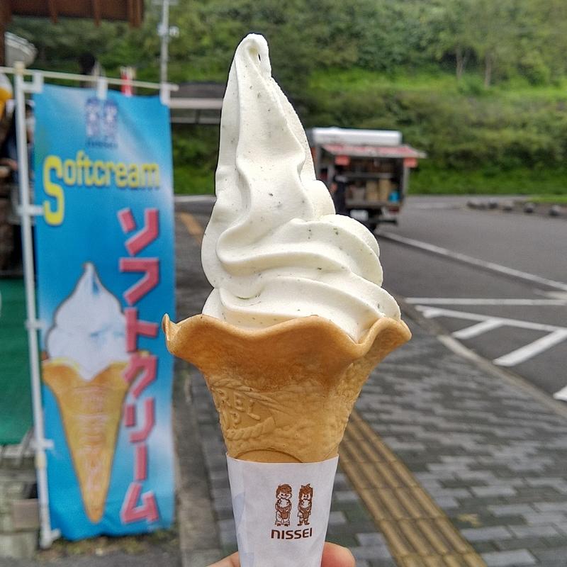 塩の道ソフトクリーム(道の駅 白樺の里・やまがた)