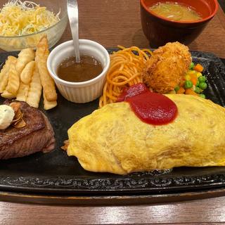 リーンオムライステーキ(150g)(レストラン カタヤマ 東向島本店)