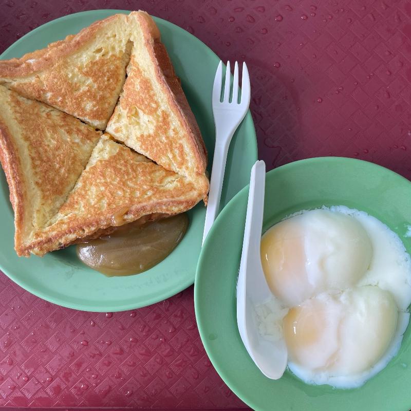 Smoked Cheese French Toest with kaya set(Ya Kun Kaya Toast (Holland V))