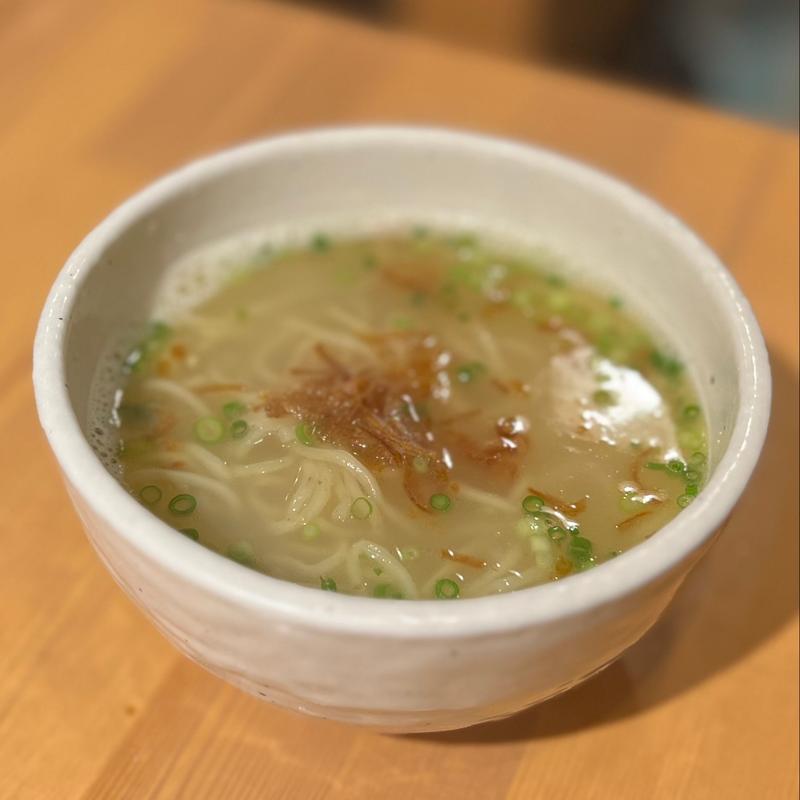 ミニ鶏出汁ラーメン(鳥一伝承　焼鳥酒場ヤスモリ商店)
