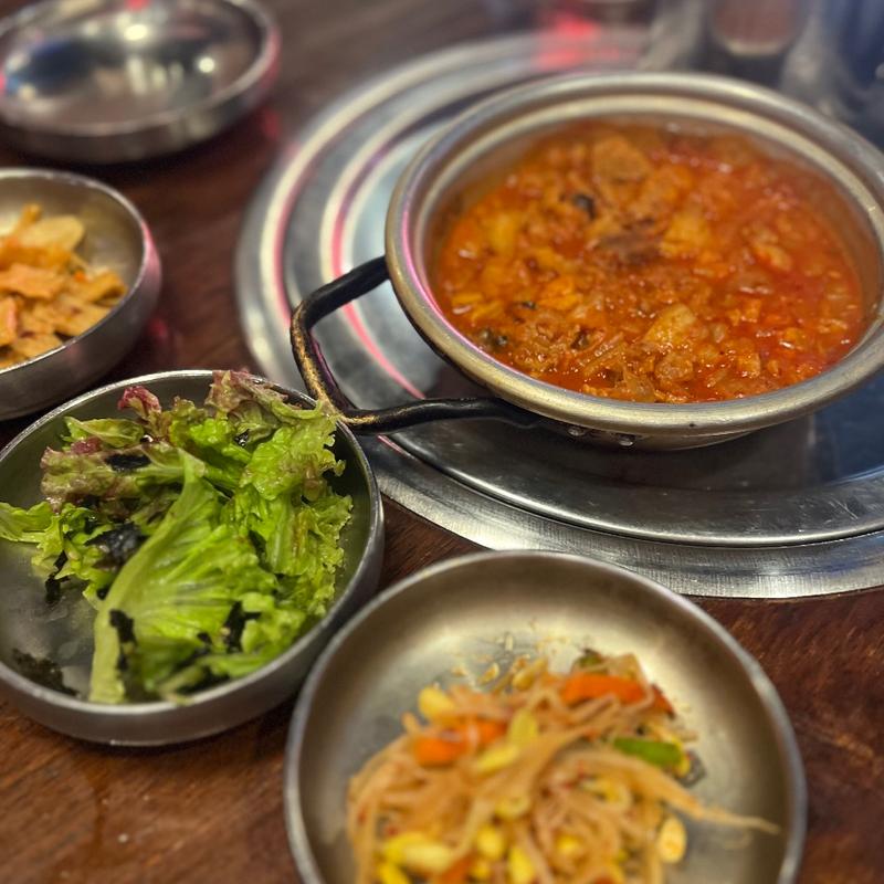 7分豚キムチチゲ(セマウル食堂 新大久保店)