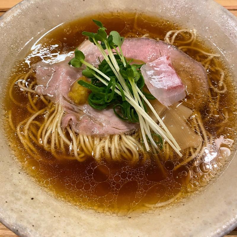 真鯛そば　醤油(真鯛そば はなたば)