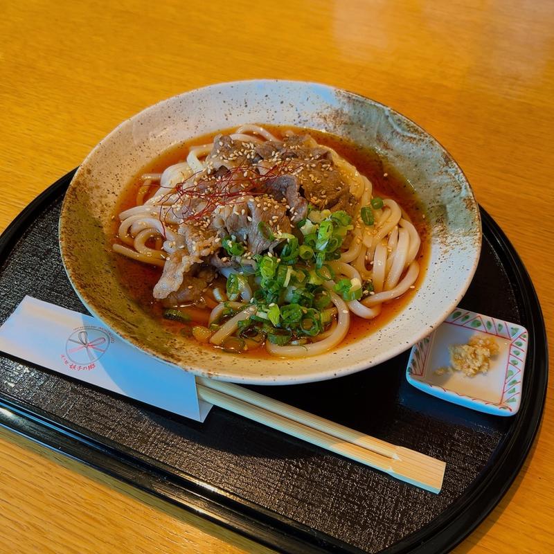 冷やしうどん(道の駅妹子の郷)