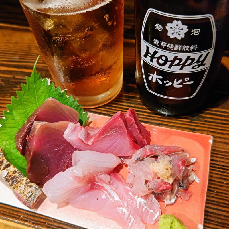 刺身四点盛り(jin-bay)