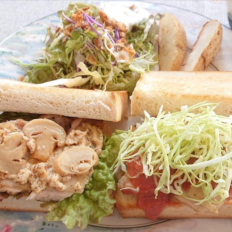 クリーミー粒マスタードチキンサンド トマトチリチキンサンド(ラクレット×ラクレット)