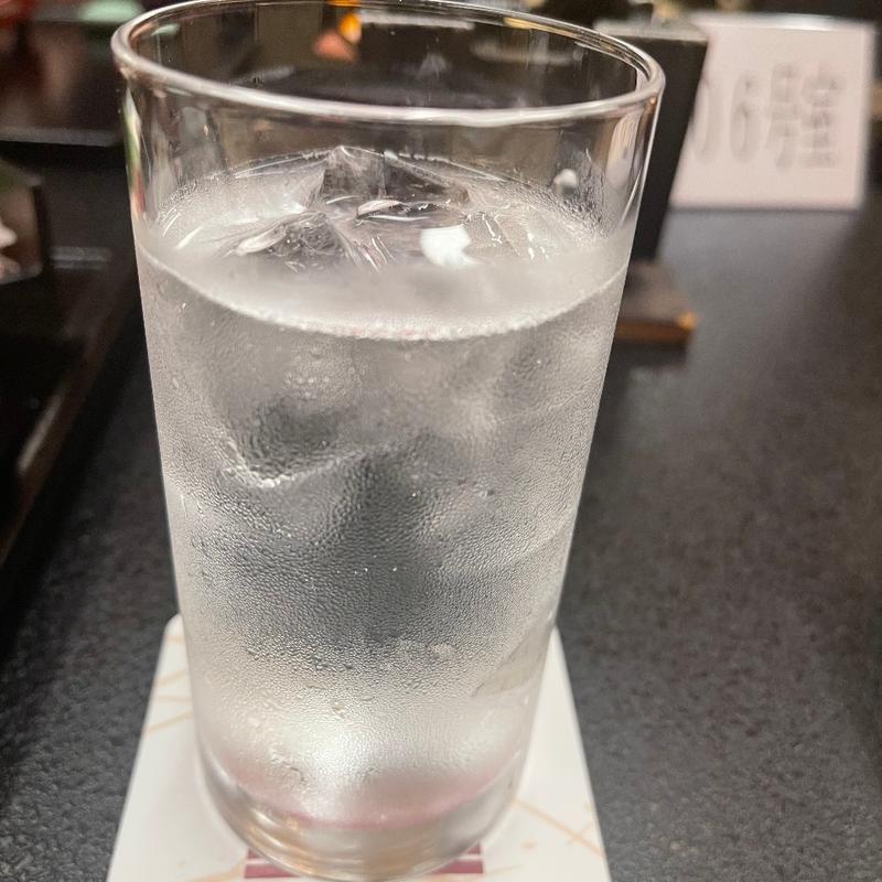 茜霧島ソーダ割り(華水亭 )