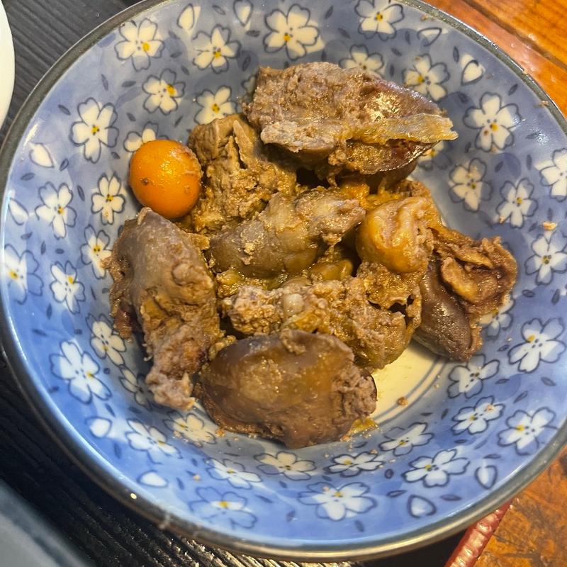 鶏のもつ煮(ありた)