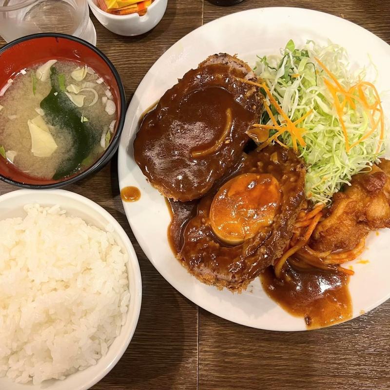 スコッチエッグ定食(キッチン 大正軒(タイショウケン))