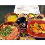 ネギトロ丼御膳(美食酒家・旬彩山崎店)