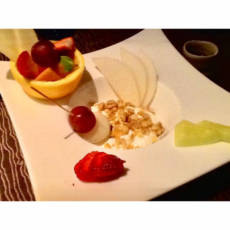 桃太郎パフェ(メインバー リーダーズ【ホテルグランヴィア岡山】)