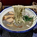 つめたい恋い煮干し麺 魚三(烈志笑魚油 麺香房 三く)