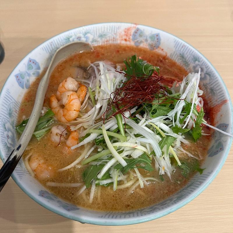 限定えびの味噌らあめん(らぁめん天山 見附店 )