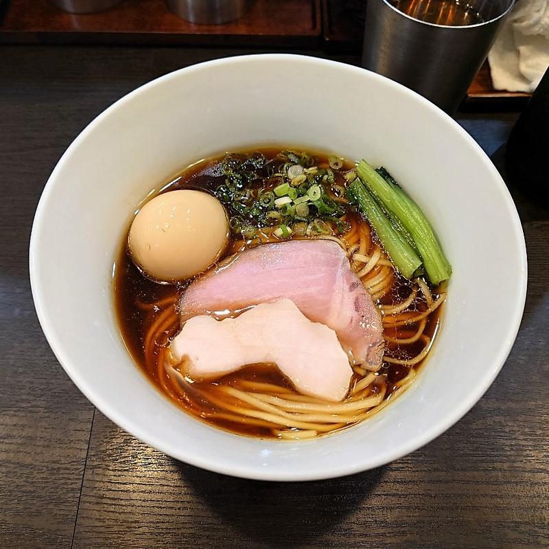味玉芳醇鶏そば（醤油）(麺や福はら)