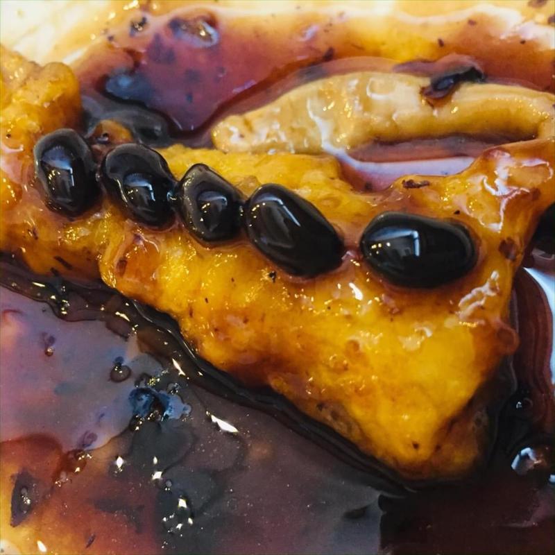 白身魚のブラックビーンズ炒め(家常菜 博朱)