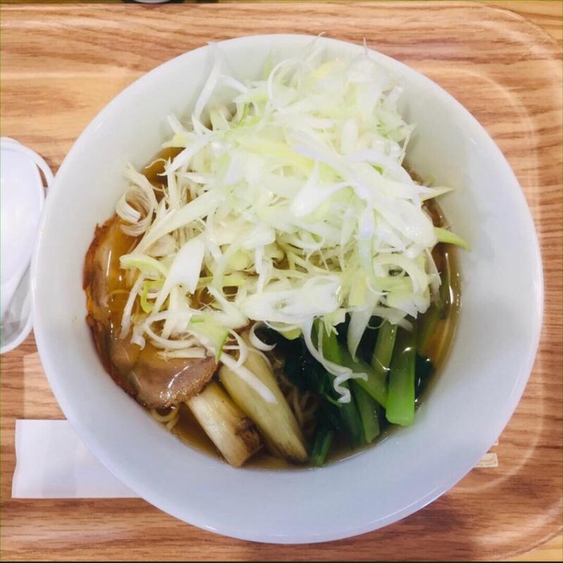 ネギ醤油ラーメン(らぁ麺 そら)