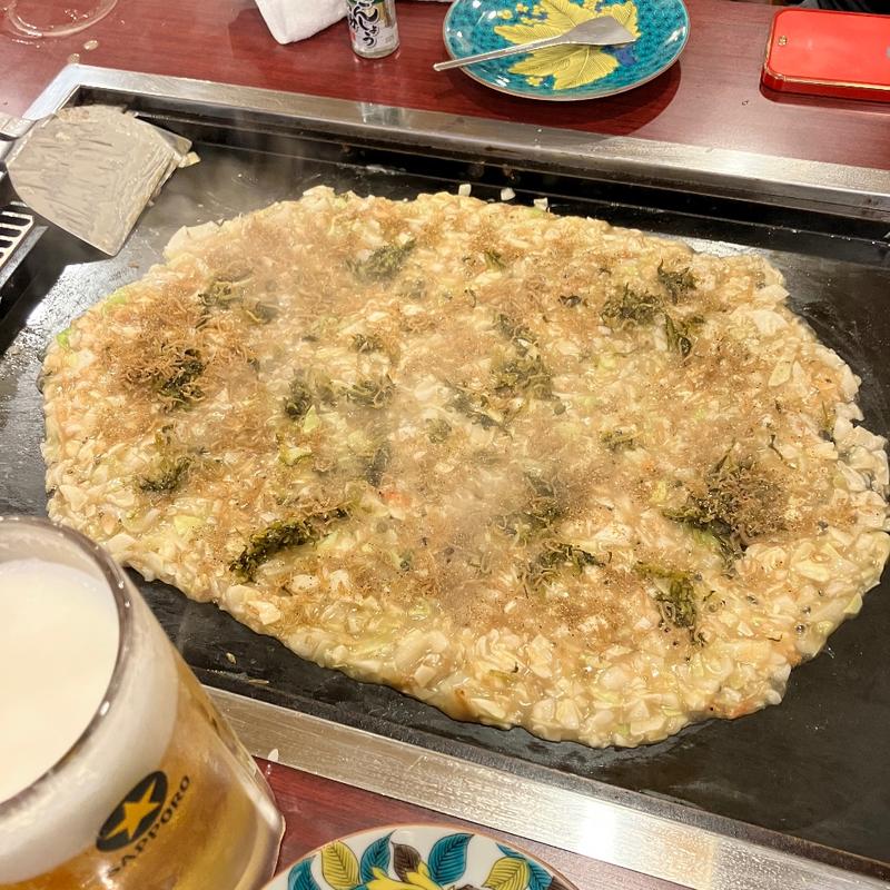 明太高菜ちりめん山椒もんじゃ(ひょうたん)
