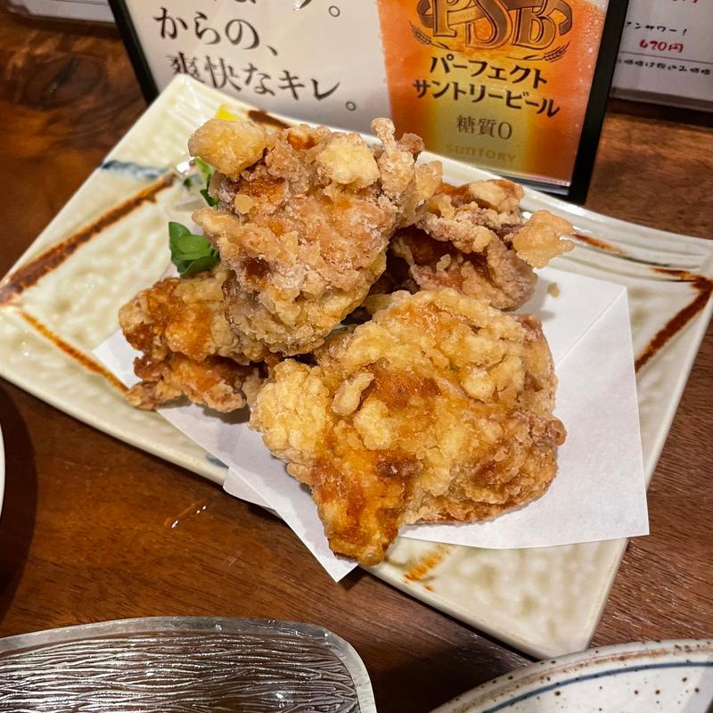 鳥唐揚げ(和モダン酒場 はちき)