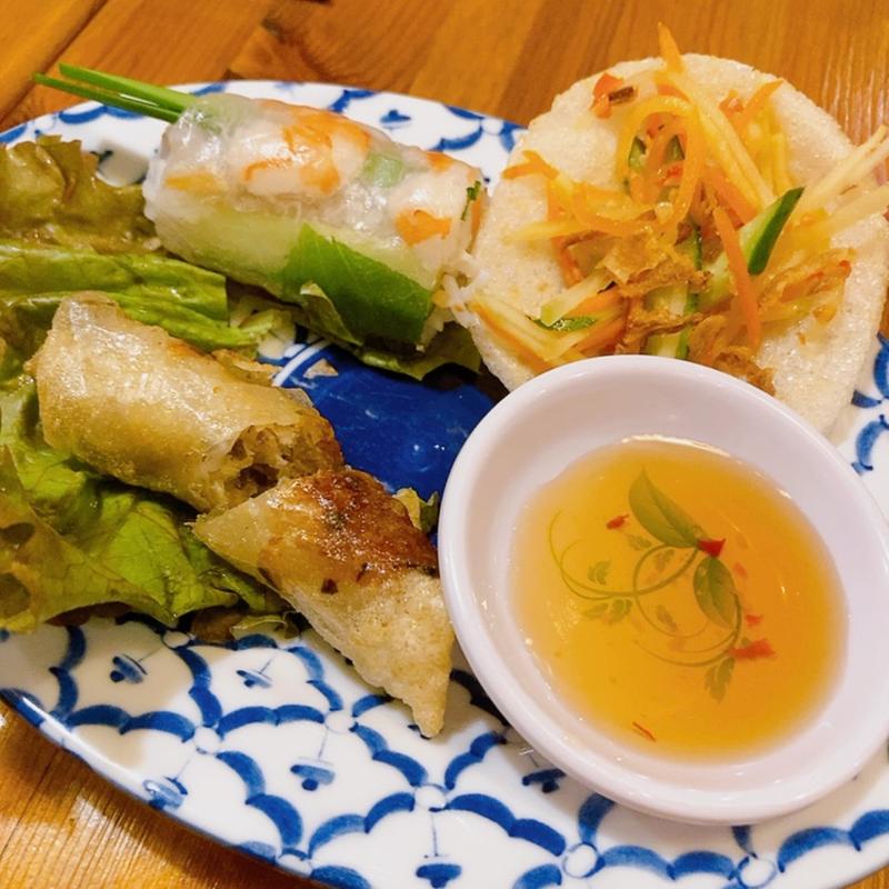 ベトナム前菜3点セット(ベトナム料理 アオババ 広島店)