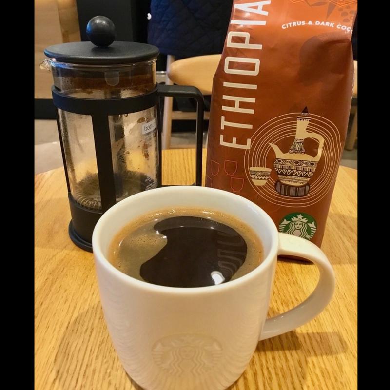 エチオピア(プレス)(スターバックス コーヒー ekie広島店)