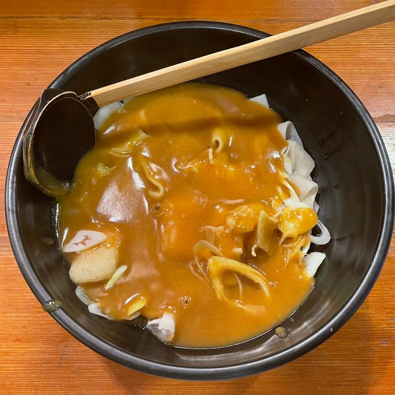 カレーきしめん(めんつるび （【旧店名】さぬき安べえ）)