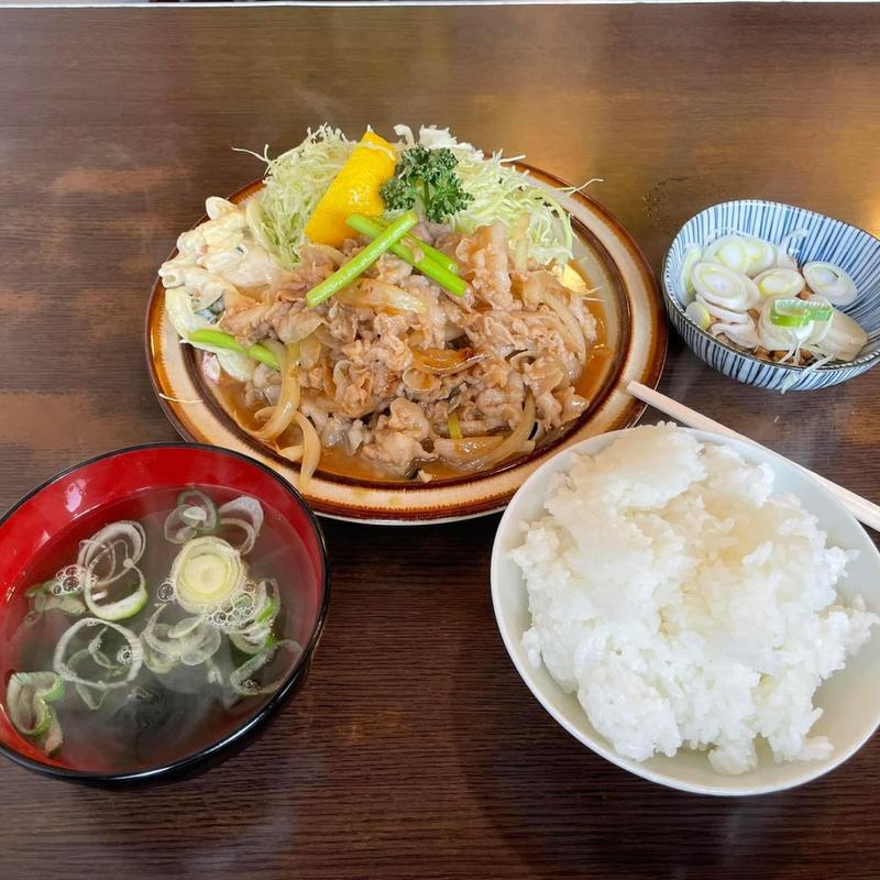 焼肉定食(秋山食堂)