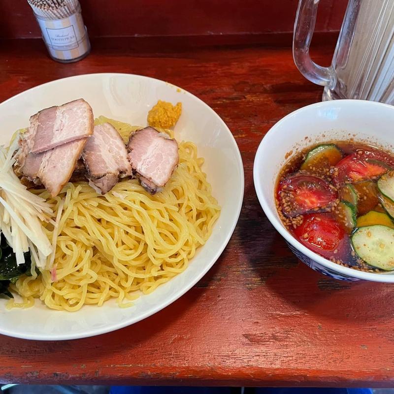 冷やし中華つけめん(秋山食堂)