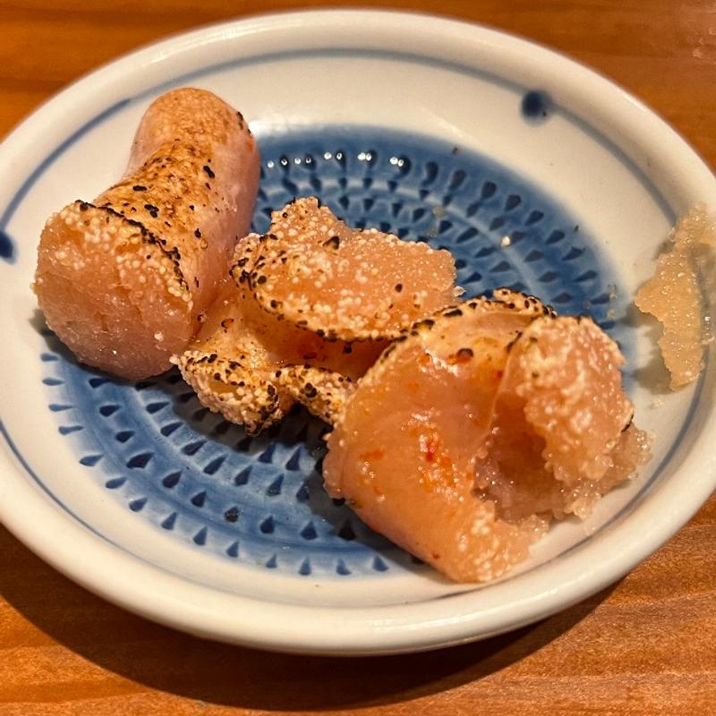 炙り明太子(恵比寿 土鍋炊ごはん なかよし 明治通り店)