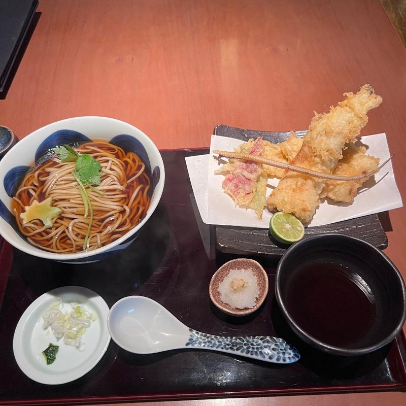 穴子天そば(蕎肆 穂乃香)