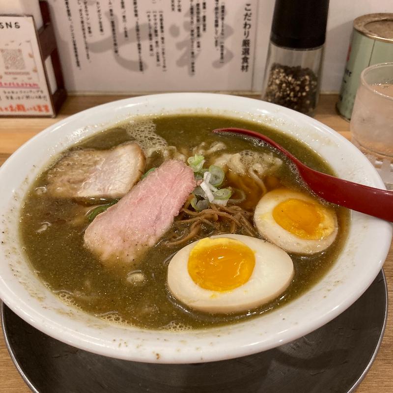 味玉らーめん 煮干(麺や 七彩 八丁堀店)