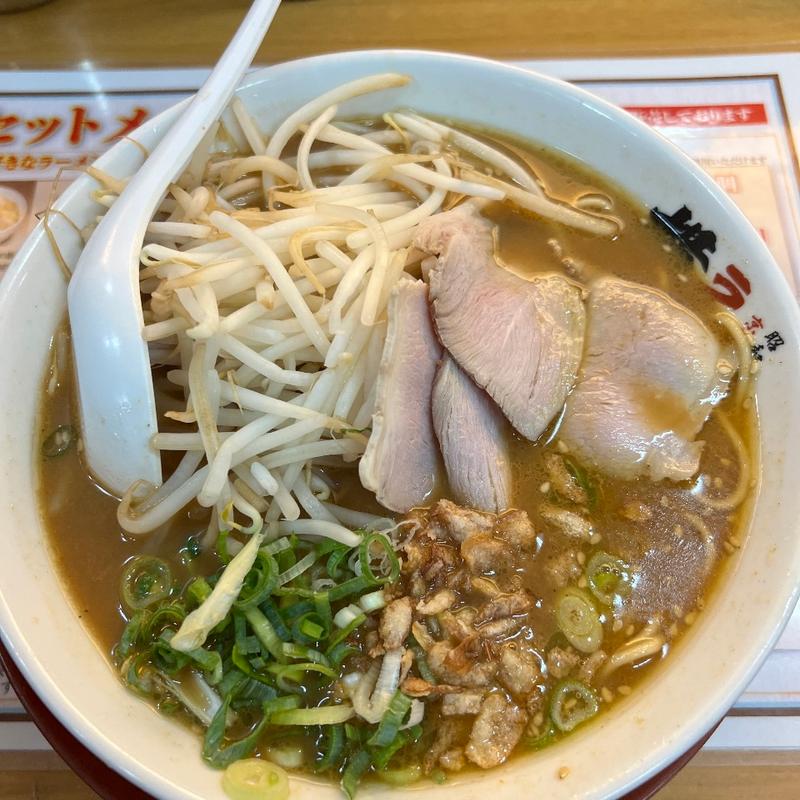 味噌豚骨ラーメン(ラーメン横綱 松戸店)