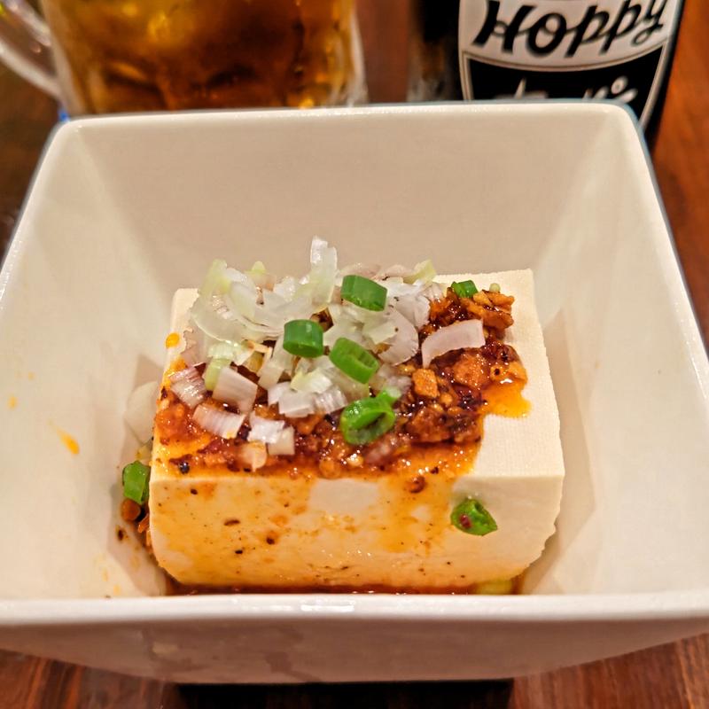 ピリ辛豆腐(中華酒場 風来坊本店)