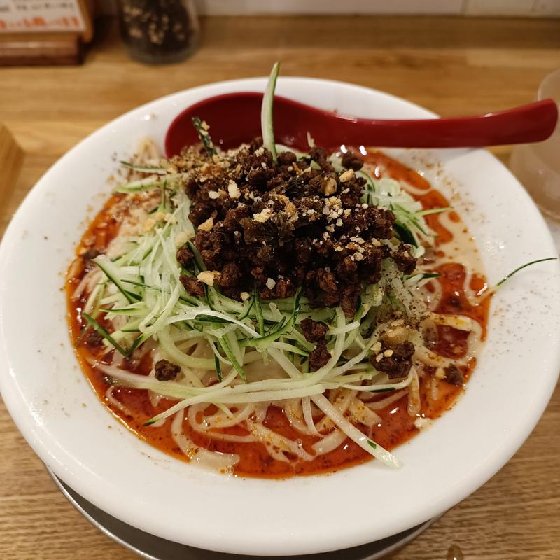 冷やし担々麺(麺や七彩)