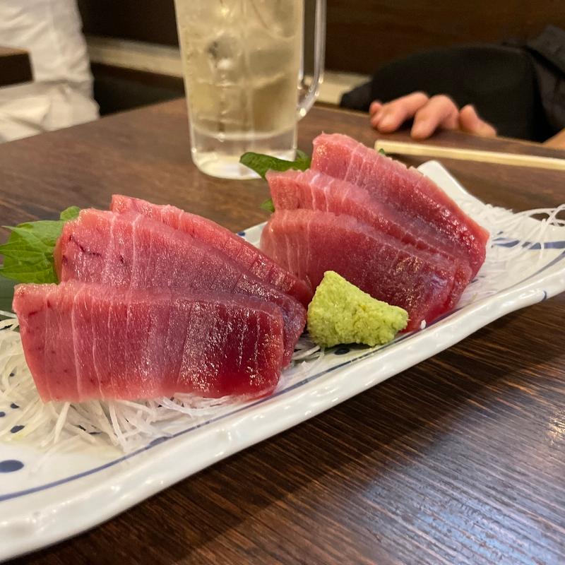 マグロ刺身(おかってや 九段下店)