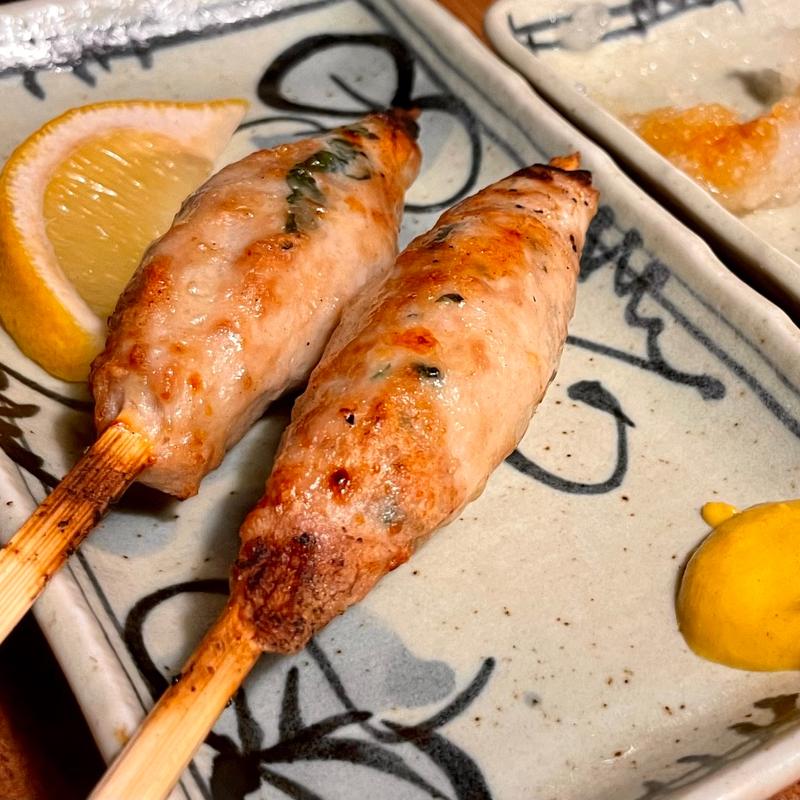 つくね(元祖やきとり串八珍 飯田橋店)