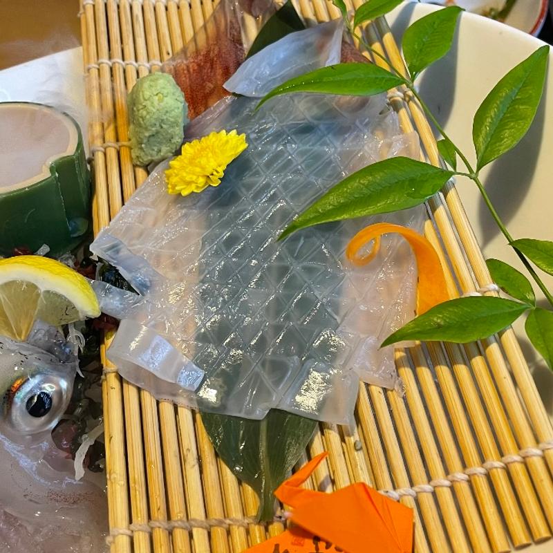 呼子産 ヤリイカのお造り(酒湊 本店 （さかそう）)