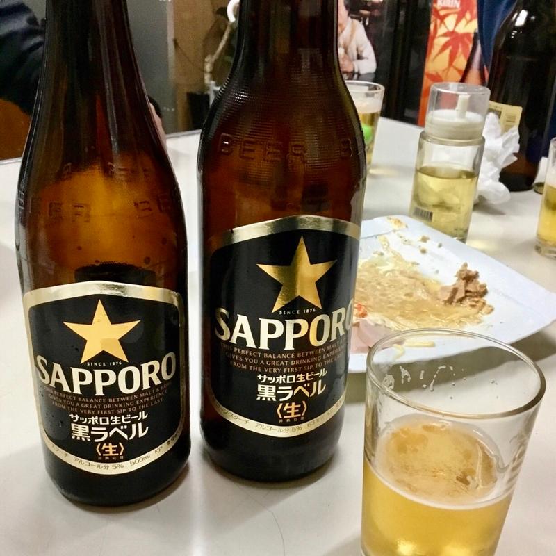 サッポロ黒ラベル(中瓶)(平尾酒店)