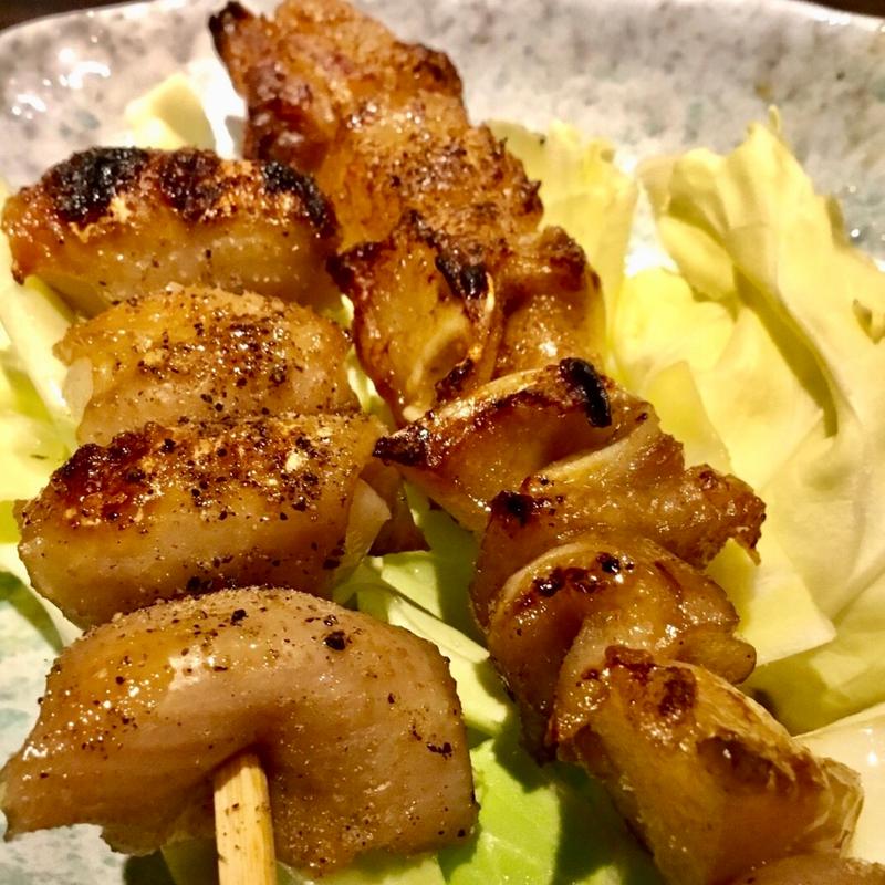 にんにく、コラーゲン串(焼とり司)