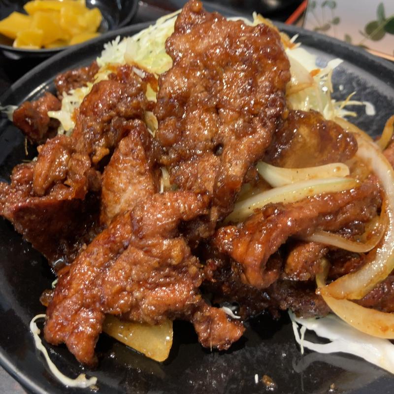 レバ生姜焼き定食(舞香)