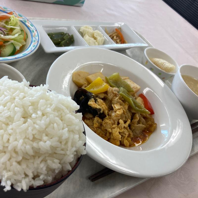 木須肉定食(カフェテリア美艶)