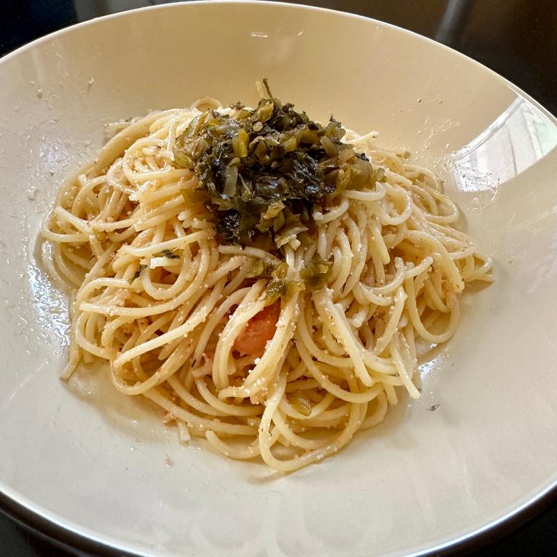 高菜明太パスタ(ベルクス 東墨田店)