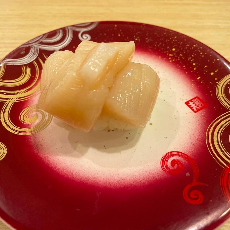 重ねホタテ(回転寿し トリトン 東京スカイツリータウン・ソラマチ店)