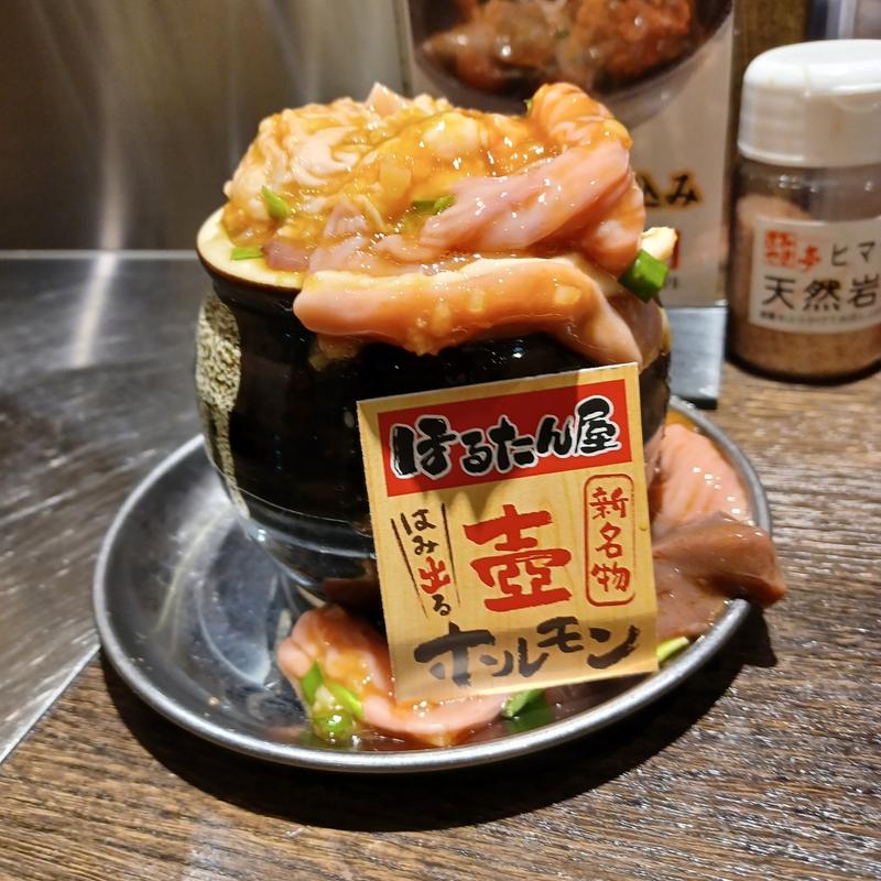 はみ出る壺ホルモン(ほるたん屋 砂田橋店)