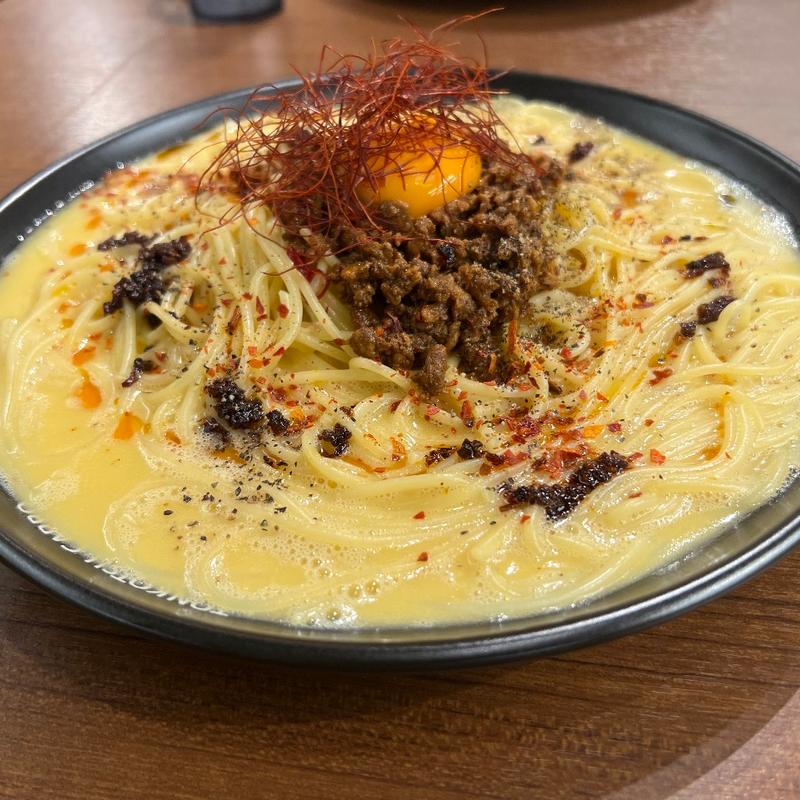 名古屋味台湾とんこつカルボ(那古野パスタ 栄駅 生パスタ)