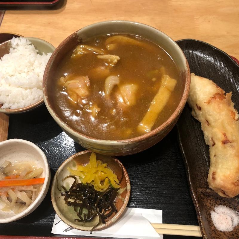 鶏ちくかれーうどん(かれーうどん椿)