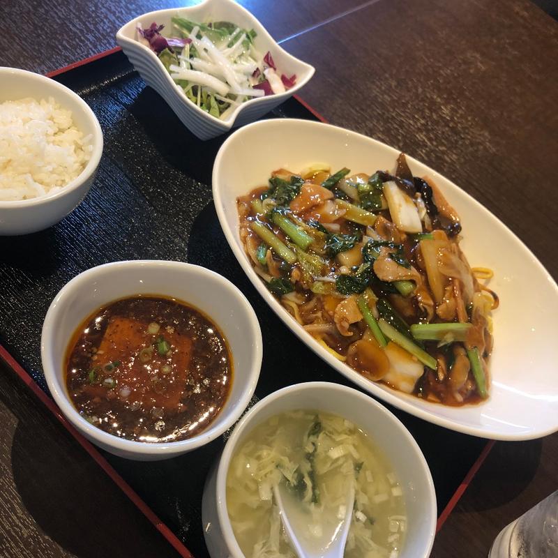 やきそばランチ(中華厨房あんにん 西町店)