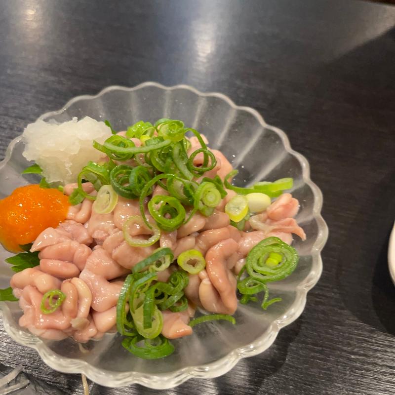 タラの白子ポン酢(彩)